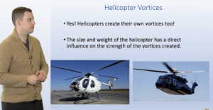 We talk helicopter wake turbulence in our PSTAR course.