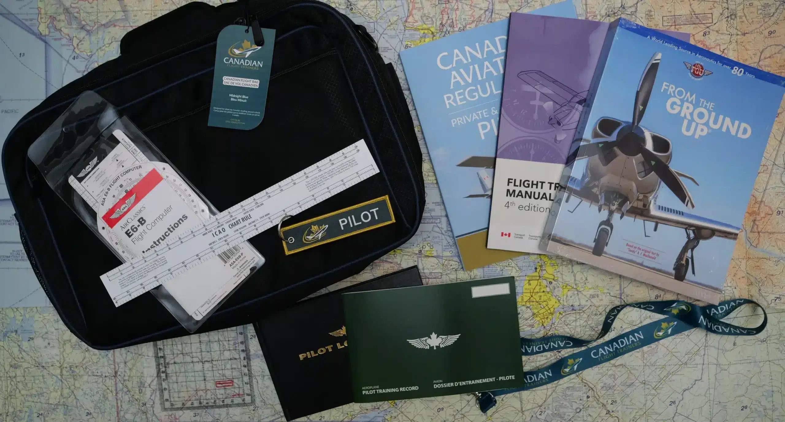 Pilot Ground School Kit to Start Flight Training