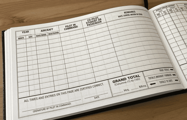 A page on the inside of Canada's most popular log book