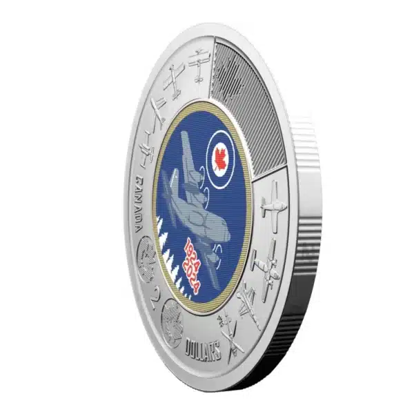 2024 $2 100th Anniversary of the Royal Canadian Air Force (Colourized) - Image 3