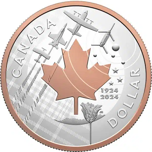 2024 100th Anniversary of the Royal Canadian Air Force Pure Silver Proof Set - Image 6