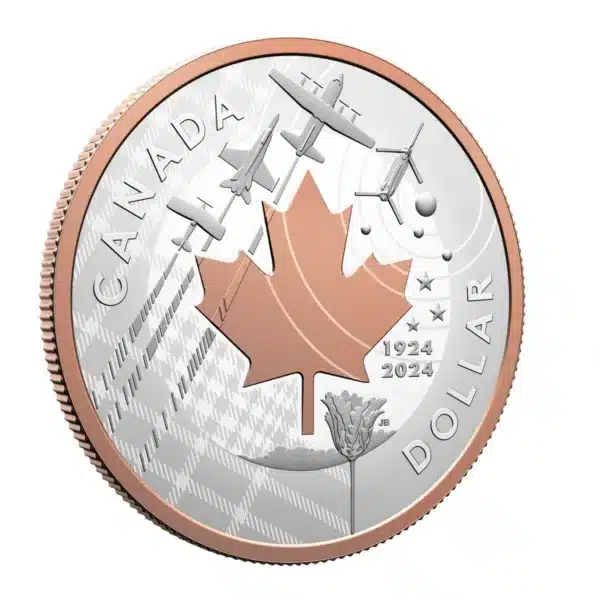 2024 100th Anniversary of the Royal Canadian Air Force Pure Silver Proof Set - Image 5
