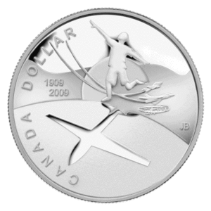 2009 $1 Proof Silver Dollar "100th Anniversary of Flight in Canada"